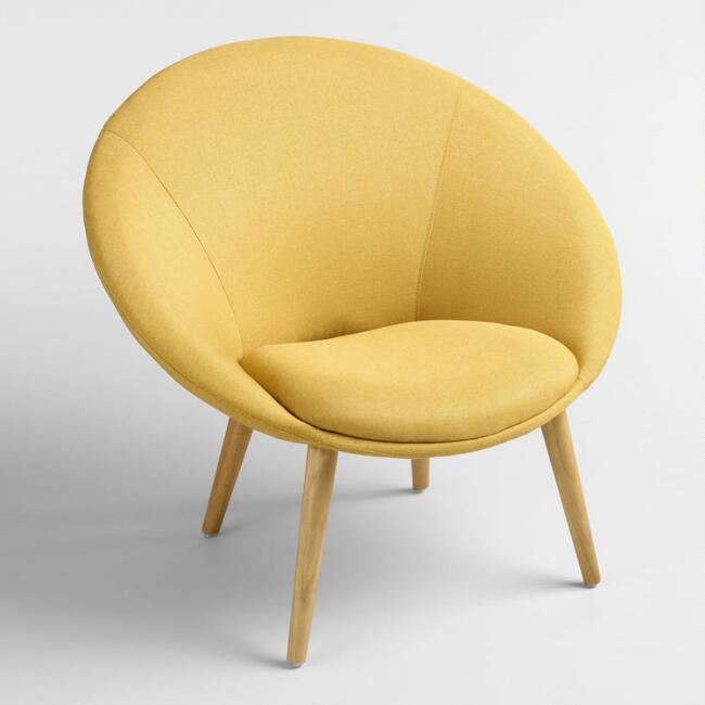 Limoncello Yellow Upholstered Dean Chair